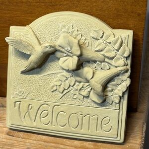 Hummingbird Welcome Plaque Carruth
